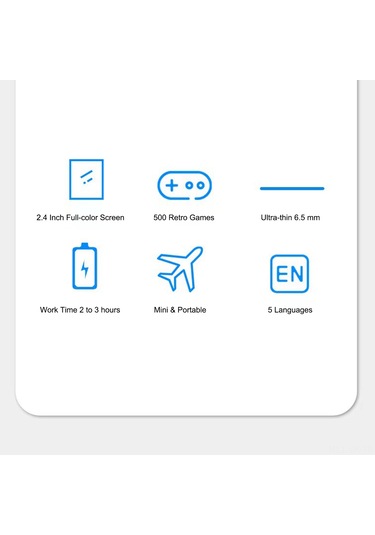 Vkemall K10 El Tipi Oyun Konsolu 2.4 İnç Renkli Ekran 500 Adet Klasik Oyun Dahil Yeşil