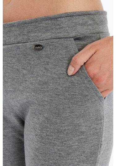 Kadın Kapri Gri Büyük Beden Eşofman Altı K-225 Gri