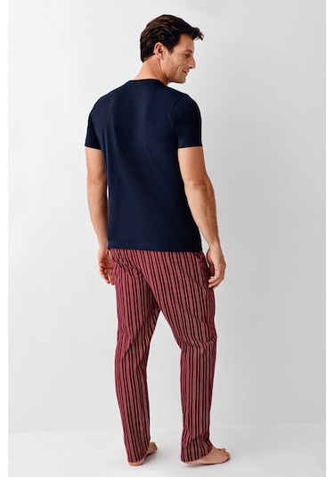 Arnetta Erkek Bordo Pijama Takım Ar3011-s-v3