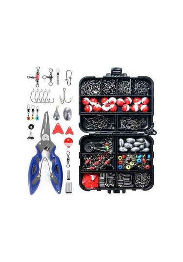 Novahub 263 Parça Balıkçılık Aksesuar Seti - Pense Ve Kutu Dahil, Çok Amaçlı Balıkçılık Seti
