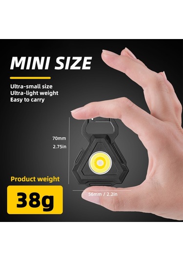 Sones E-smarter W5128 Mini Güçlü Hafif Taşınabilir El Feneri, Özellikler: Braketli Çok Renkli