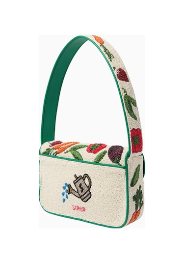 Staud Tommy Crudite-print Boncuklu Çanta Omuz Çantası Çok Renkli