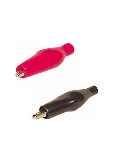 Krokodil Kablosuz Küçük Boy Siyah Kırmızı 2 Adet