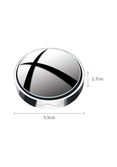 Wezone Araç Geri Görüş Ayna Seti: Süper Tutuculu 360 Ayarabilir Geniş Açı, Kör Nokta Gözlem, Siyah 2 Adet