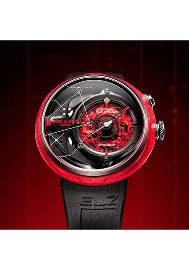 The Electricianz The Red Alert - Edition 47mm Erkek Kol Saati