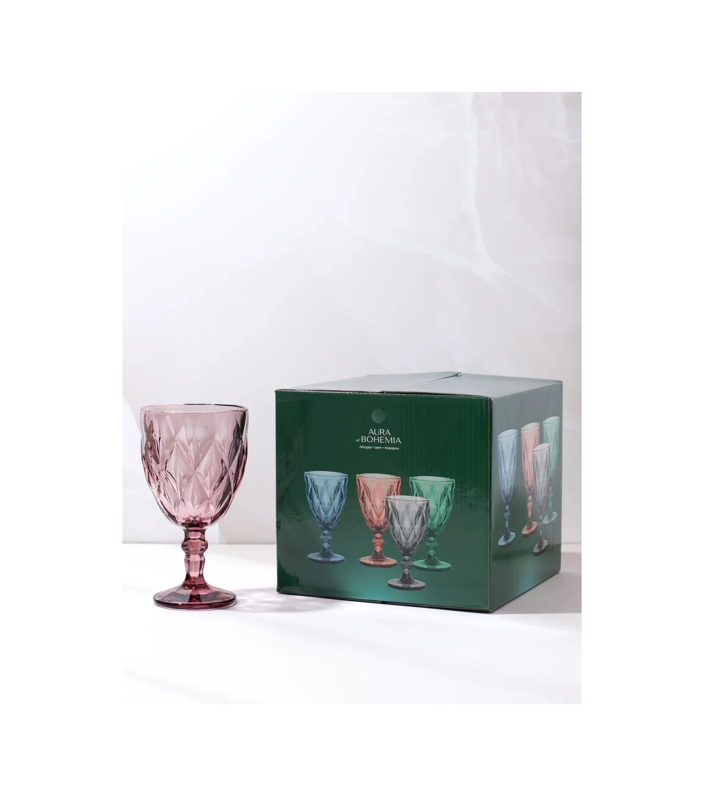 Aura Of Bohemia Mor Şarap Bardakları 324 Ml 4 Adet 226166607 Violet