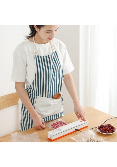 Qingmipy "kuru Ve Nemli Gıdalar İçin Pratik Taşınabilir Vakum Paketleme Makinesi - 20 Adet Poşet Hediye"