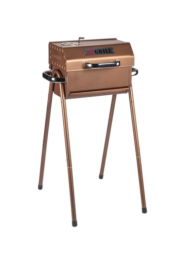 Igrıll Barbekü Cube 402 Mm Kömürlü Mangal Kahverengi