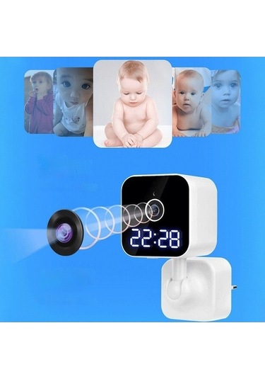 Bosphorusboutique Yönlü Ses, Kamerası, İki Gözetleme Görüşü, Gece Dönüş, Beyaz 360 1080p, Kf