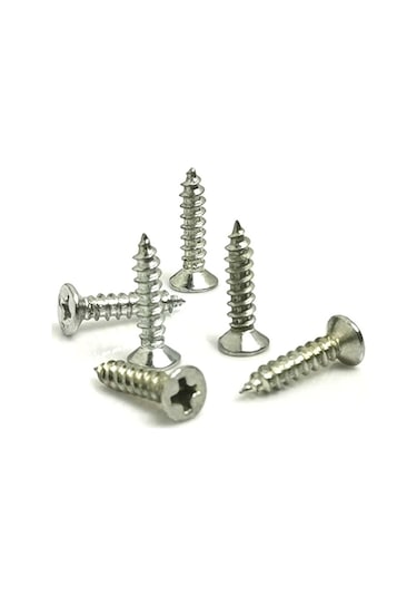 Klips, Menteşe, Ayak, Ysb Sac Vidası - 2,9x9,5mm Nikel, 100 Adet