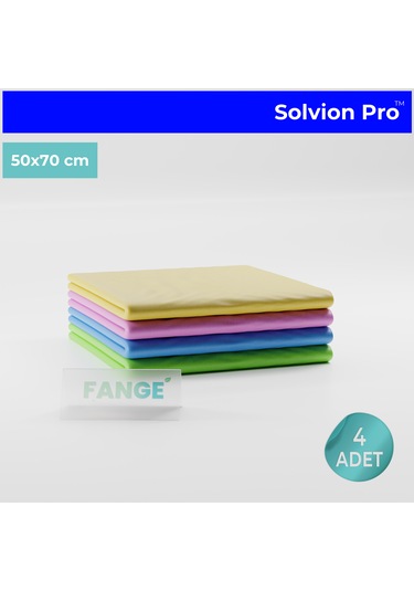 4 Adet Fange Solvion Pro Temizlik Bezi, Büyük Boy 50 X 70, Yeni