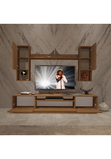 Decoraktiv Trendstyle 5das Mdf Tv Ünitesi Tv Sehpası Ceviz