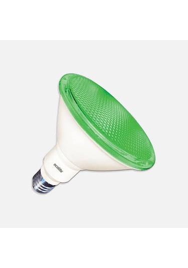 Ecolite Par38 E27 8W Yeşil Işık Led Ampul