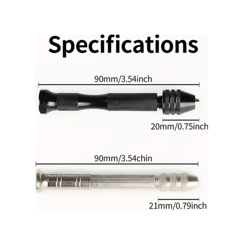 Trendooze Sunshine022 Ayarlanabilir Hız Manuel Mikro Matkap 25 Parça Uç Seti Delik Açma Aleti