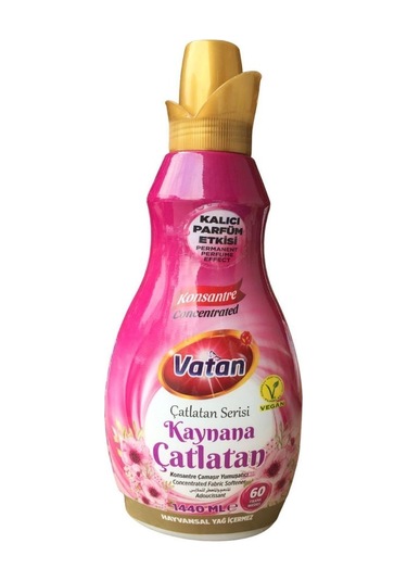 Vatan Kaynana Çatlatan Konsantre Çamaşır Yumuşatıcı 1440ml Tekli