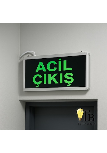 Venso Acil Çıkış Işıldak Led Exit Tabela Çift Yönlü Acil Aydınlatma Armatürü 2 Adet 2 Adet