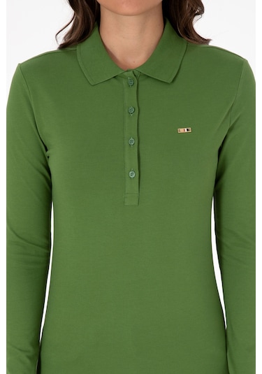 U.s. Polo Assn. Kadın Yeşil Sweatshirt 50313593-vr054 Yesıl