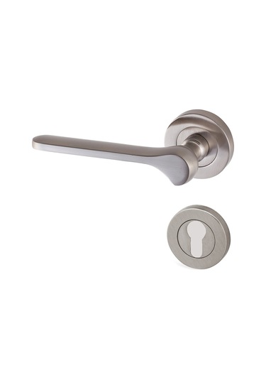 Doğanlar Anka Saten Rozetli Kapı Kolu Takım-yale Kol Pk001dgn0173 Renkli