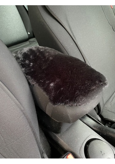 Yumuşak Peluş Kol Dayama Kolçak Minderi Siyah