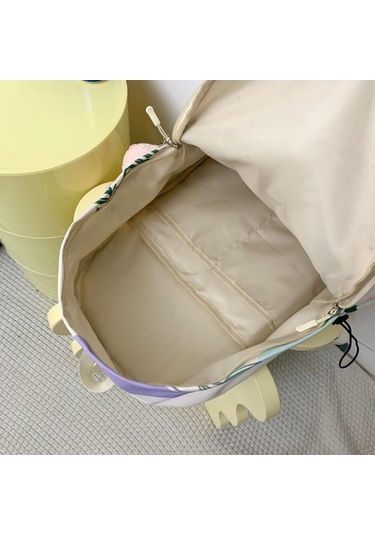 Dancemonkey Sırt Sırt Pembe Okul Öğrenci Kapasiteli Kadın Graffiti Çantası Çantası Çantası Büyük Baskı Zb Pembe