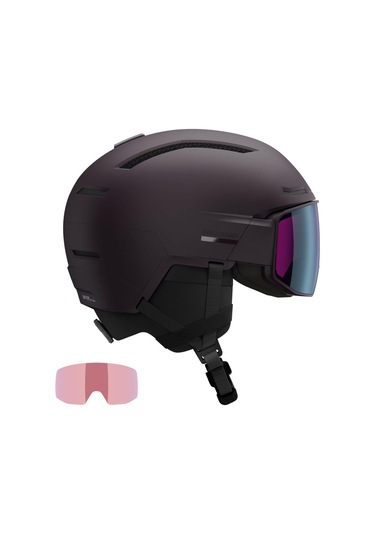 Salomon Driver Prime Sig Pl Mips Unisex Kayak/snowboard Kaskı-l47613900 Mor - Siyah