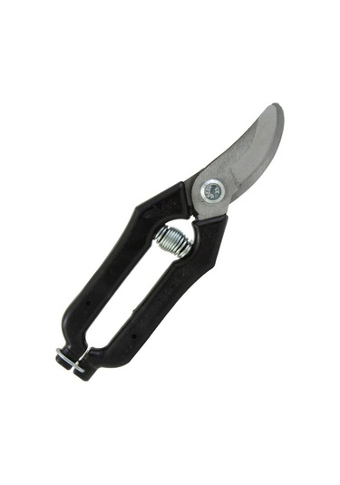 Göcen Narenciye Üzüm Bağ Budama Makası Eğri Uçlu 18 Cm Siyah