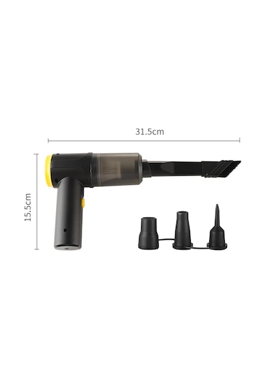 Suntek Araba Elektrikli Süpürge Ofis Yastıkları Için Siyah Siyah