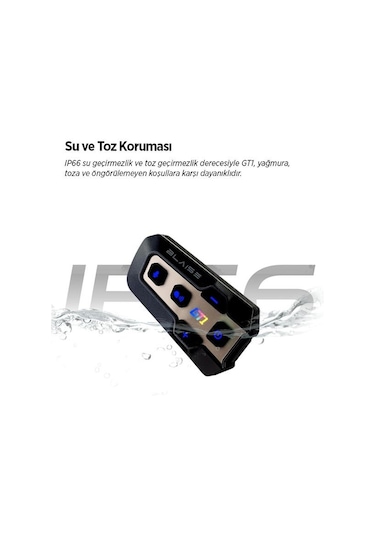 Blaıse Gt1 Bluetooth Motosiklet Intercom Siyah