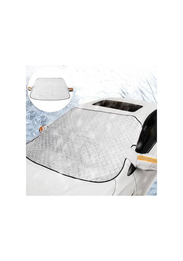 Coofbe Tüm Araçlara Uyumlu Oto Cam Brandası Don Antifriz Brandası