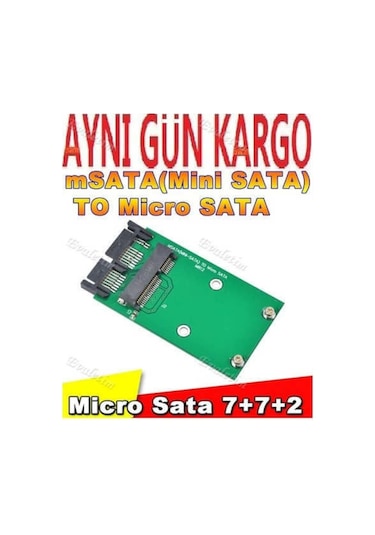 Msata (Mini Sata) To Micro Sata 4668A Mini Pcı-E Express Ssd Dönü