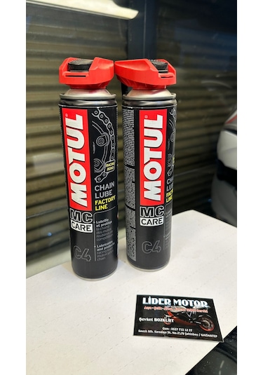 Motul C4 Chain Lube Zincir Yağlama Spreyi 2 x 400 ML