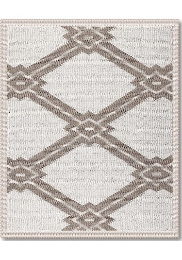 Marta Doğal Pamuklu 2'li Banyo Paspas & Halı Seti 60x100+50x60 Cm - Bej Bej