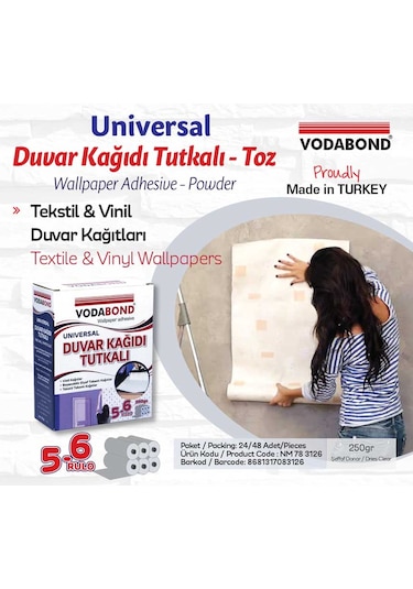Nm Vodabond Duvar Kağıdı Tutkalı 250 G