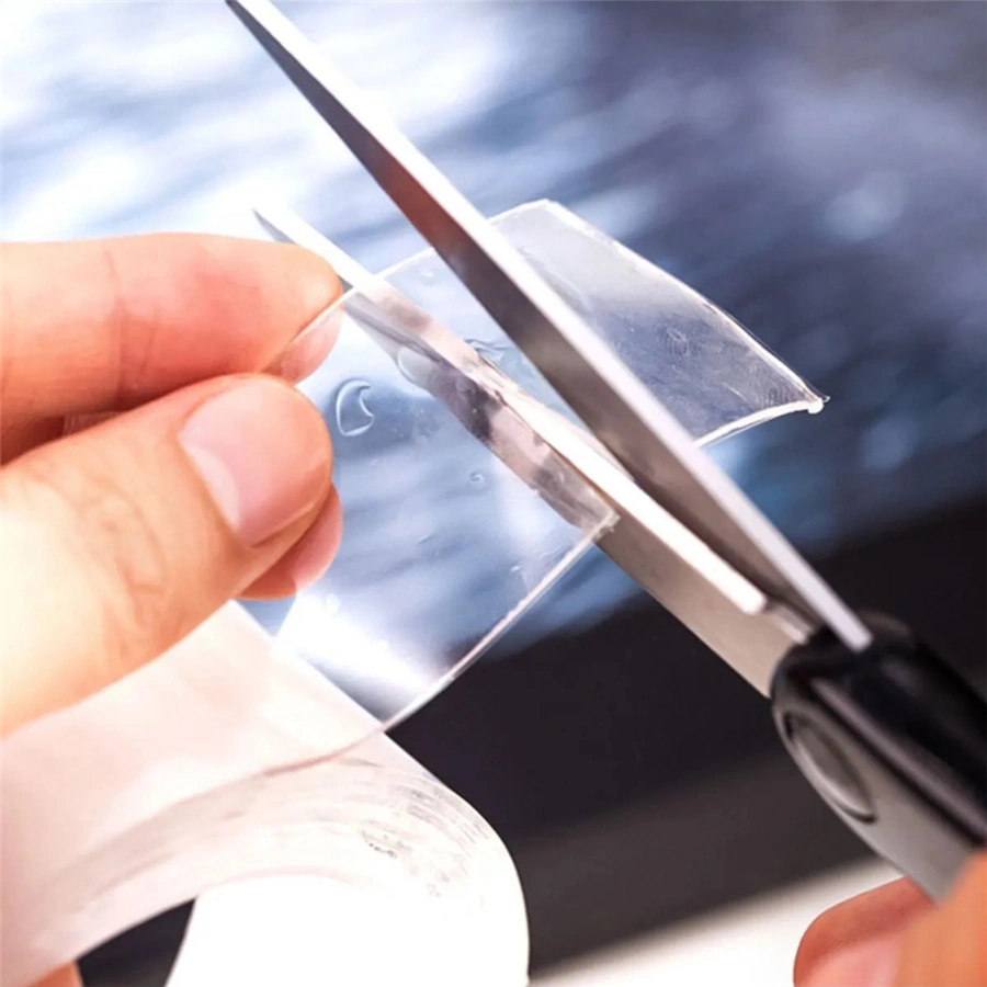 Çift Taraflı Nano Teknolojili Süper Güçlü Bant 3 Metre İz Bırakmayan Şeffaf Yapışkan Montaj Bandı