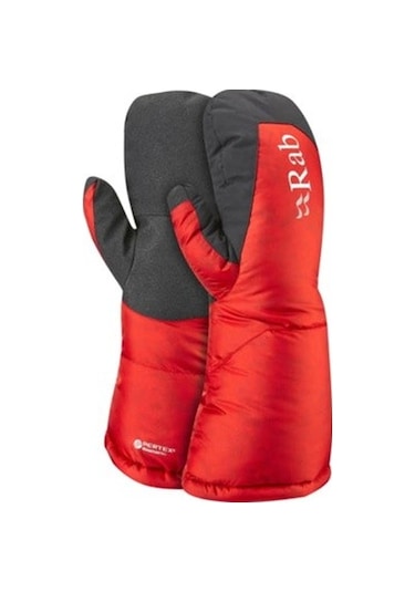 Rab Endurance Ördek Tüyü Yüksek Dağ Eldiveni Kırmızı