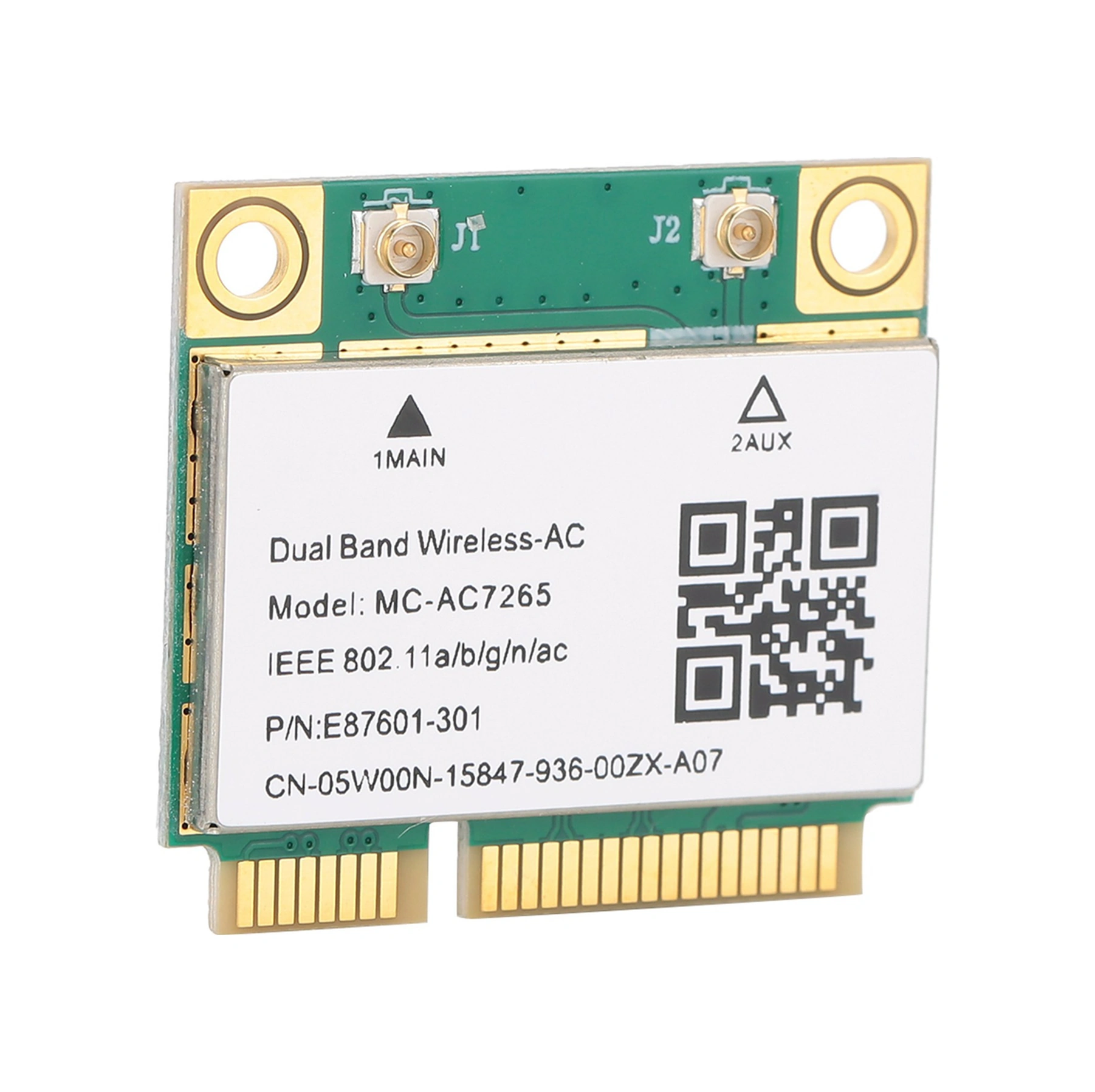 Xiyyadms Intel 7265ac Çipli Mini Pcı-e Kablosuz Ağ Kartı, 1200mbps 2.4/5ghz Çift Bant, Bluetooth 4.2, 802.11ac Desteği, Masaüstü/dizüstü Uyumlu