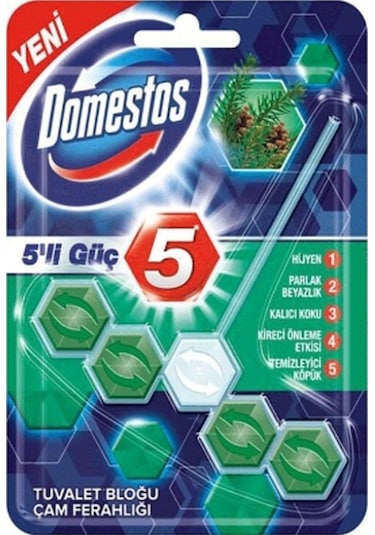 Wc Blok 5'lı Guc Cam Ferah.55gr