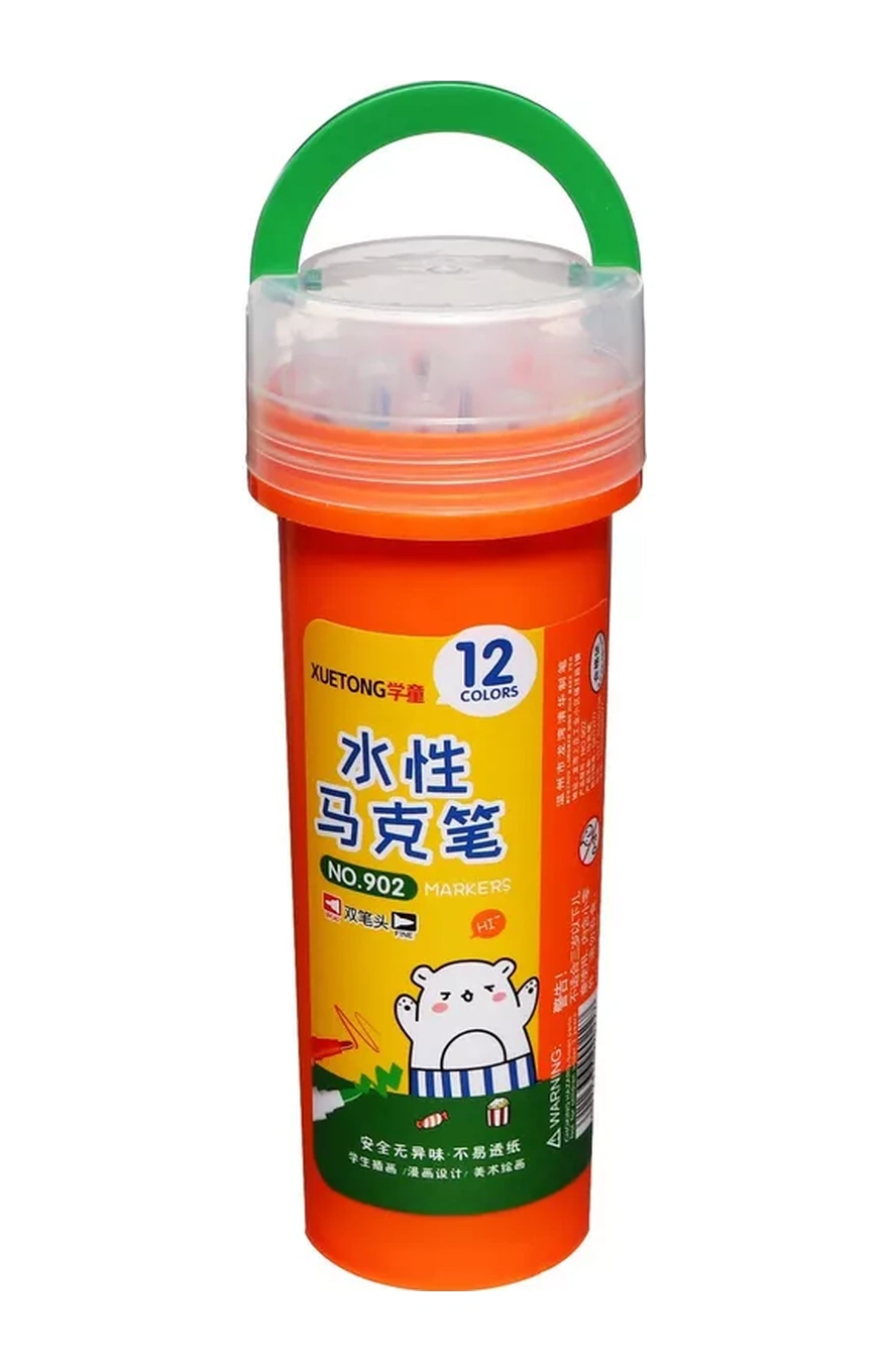 Calligrata 12 Renkli Yumuşak Fırçalı Tüp İçinde Keçeli Kalemler 26996909