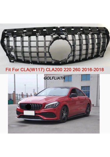 Mercedes W117 Cla Gtr Ön Panjur Izgara 2016-2018 Makyajlı