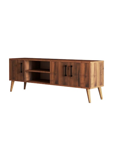 1582 EXXEN 150 CM AHŞAP AYAKLI TV ÜNİTESİ