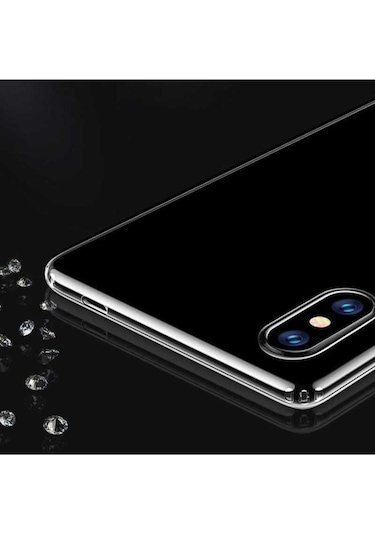 Xiaomi Mi 8 Kılıf Zore Süper Silikon Kapak Renksiz