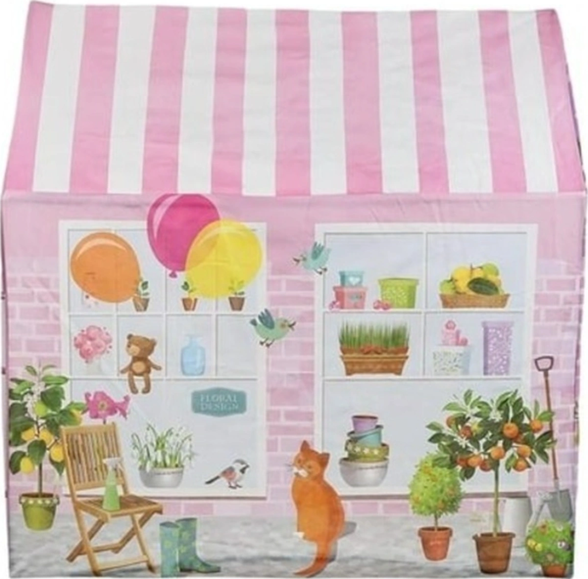 Toys Çocuk Çadır Çiçek Dükkanım Oyun Evi 294 Pembe
