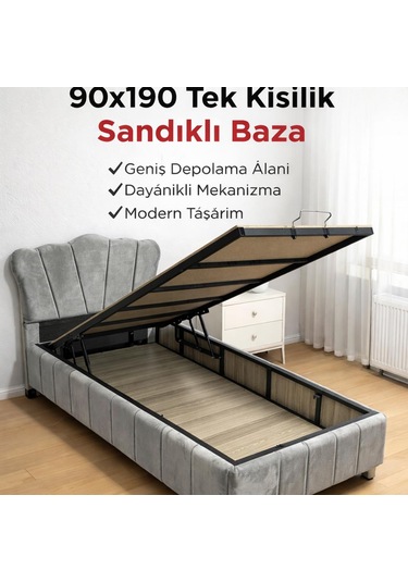 Tek Kişilik Profil Baza Başlık 90x190 Ölçüsünde 90 x 190 CM