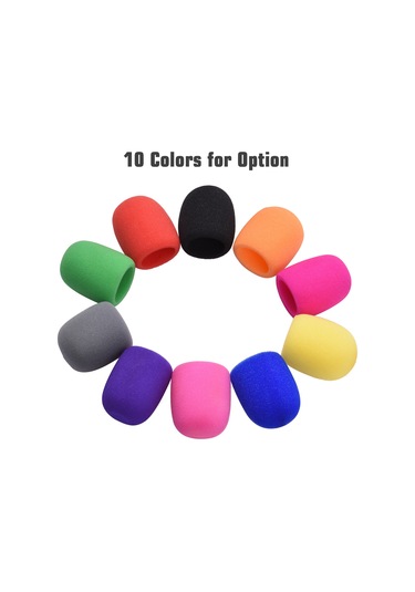 Hfambition Mikrofon Spreyi Ktv, Kumaş Korumalı Kablosuz Mikrofon Kılıfı, Tekli Paketli, Pembe Rengi 76mm Yükseklik, 60mm Dış Çap