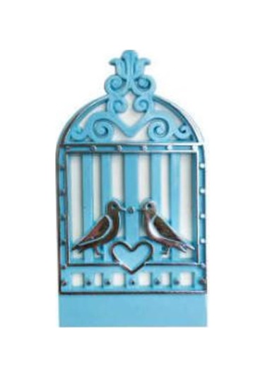 Alyasüs Kuş Kafesi Kalpli Mavi 25 Adet