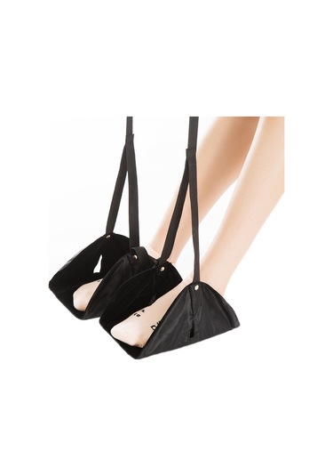 Sones Seyahat Ayak Dayanağı Hamağı Ofis Eğlence Pedalı, Renk: Siyah Bölünmüş Diğer