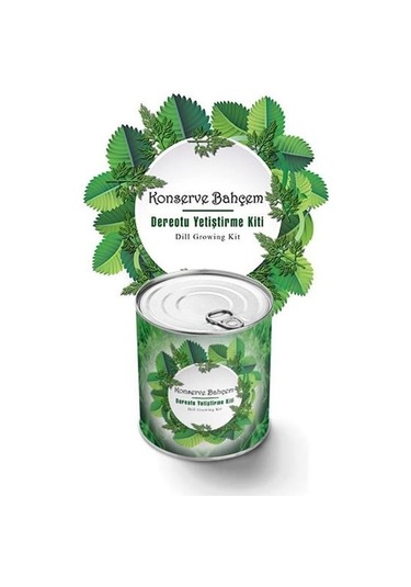 Buffer Konserve Bahçem Evde Konservede Dereotu Yetiştirme Kiti Aparatı