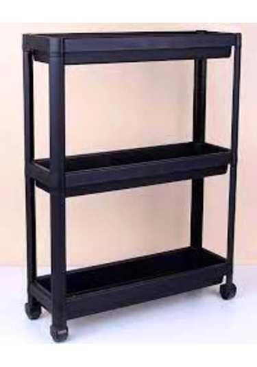 Siyah Çok Amaçlı Katlı Raf Ünitesi 5365 Çok Renkli