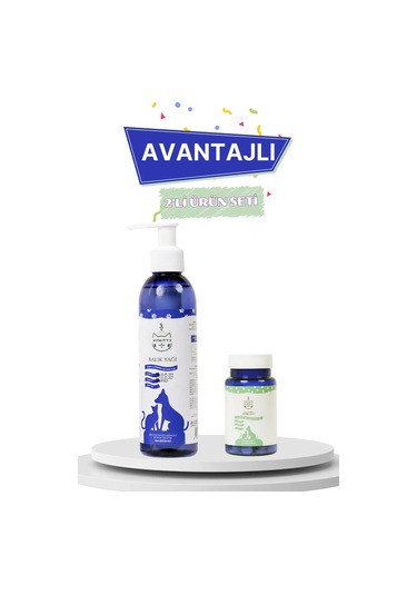 Vitkitty Kedi Ve Köpekler İçin Deri, Tüy, Eklem Ve Genel Bağışıklık Sistemi Seti 2'li Set