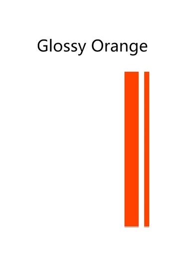 Evrensel Araba Kaput Kapağı Etiket Klasik Çizgili Grafik Şekillendirme Vinil Film Glossy Orange 1 Piece Set